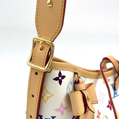 Louis Vuitton LV Takashi Murakami Carryall PM Monogram Multicolor Leather White — view 7