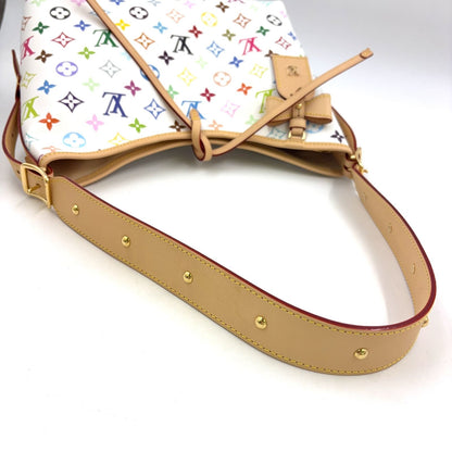 Louis Vuitton LV Takashi Murakami Carryall PM Monogram Multicolor Leather White — view 6