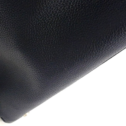Fendi Peekaboo Iconic Selleria Leather Black Handbag Silver — view 6