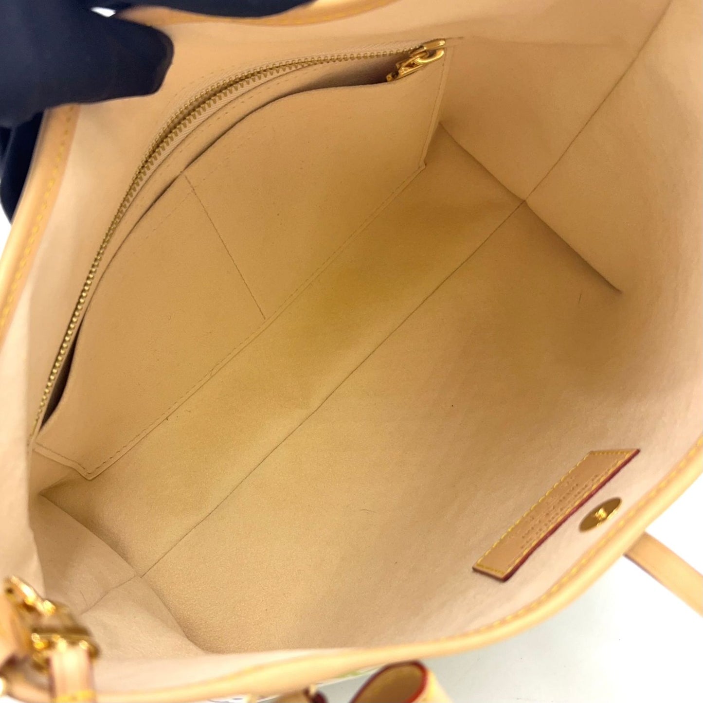 Louis Vuitton LV Takashi Murakami Carryall PM Monogram Multicolor Leather White — view 3