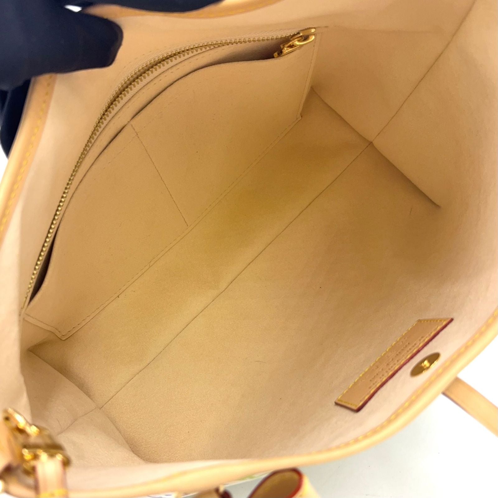 Louis Vuitton LV Takashi Murakami Carryall PM Monogram Multicolor Leather White — view 3