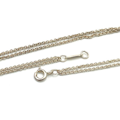 Tiffany & Co Infinity Double Chain Silver Necklace — view 8