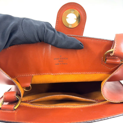 Louis Vuitton Cluny Epi Kenya Brown Leather Shoulder Bag Gold — view 4