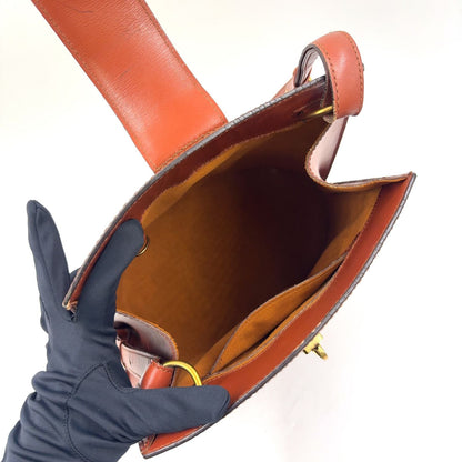 Louis Vuitton Cluny Epi Kenya Brown Leather Shoulder Bag Gold — view 3