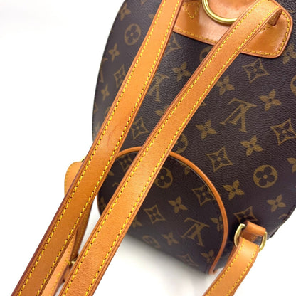 Louis Vuitton Ellipse Sac a Dos Monogram Leather Brown Light Backpack Gold — view 9