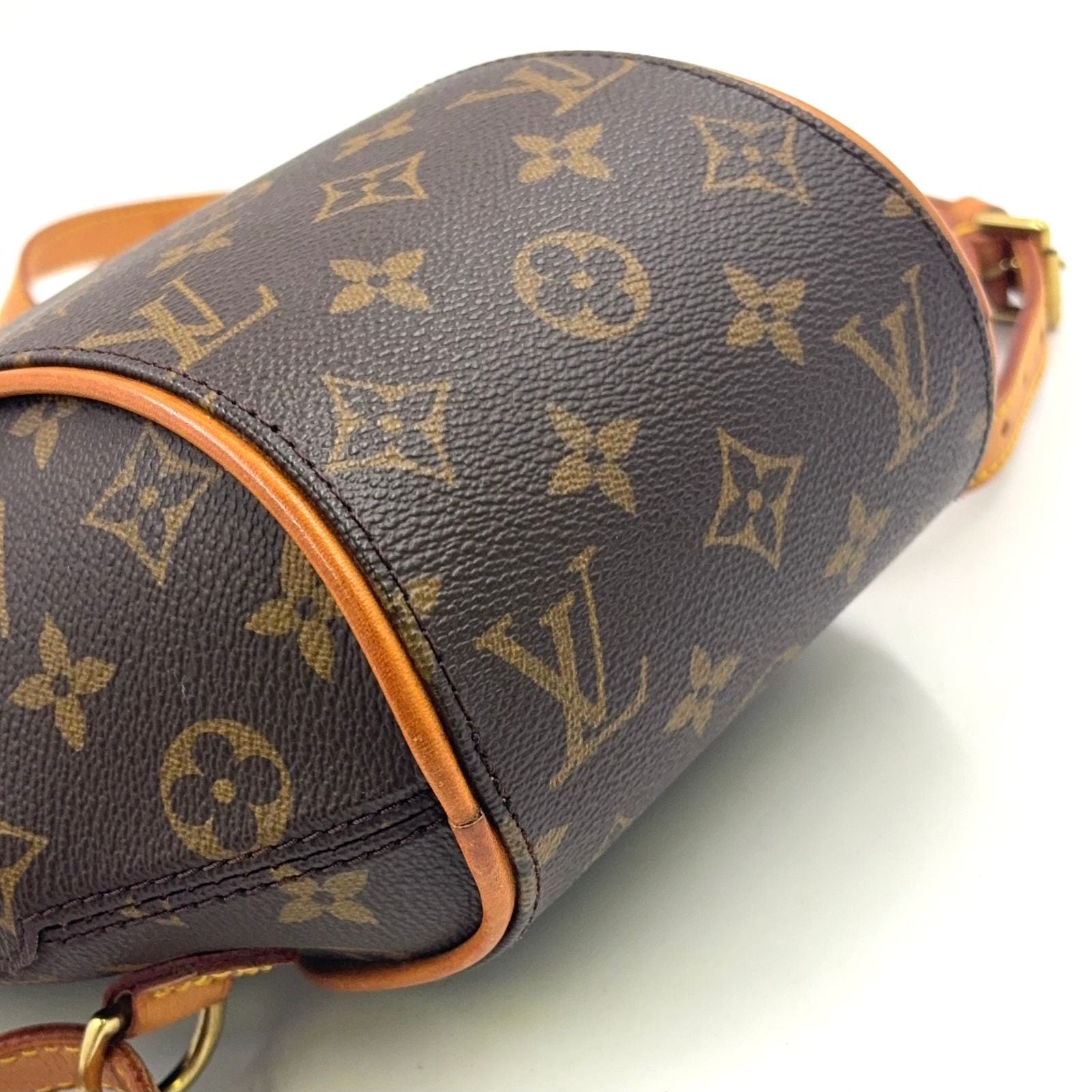 Louis Vuitton Ellipse Sac a Dos Monogram Leather Brown Light Backpack Gold — view 5