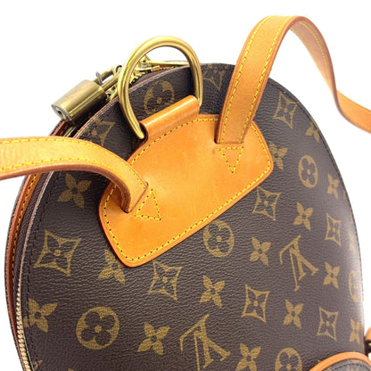 Louis Vuitton Ellipse Sac a Dos Monogram Leather Brown Light Backpack Gold — view 8