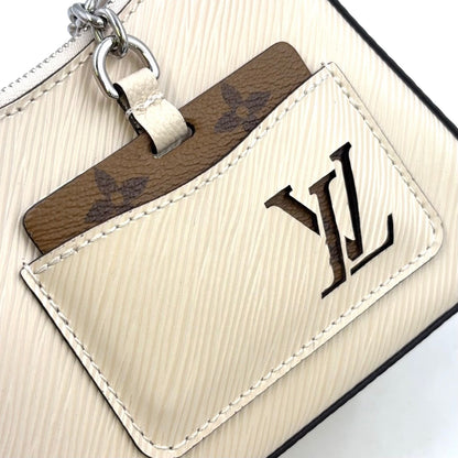 Louis Vuitton Marais Rini Epi 2-Way Shoulder Leather Ivory Handbag Silver — view 7