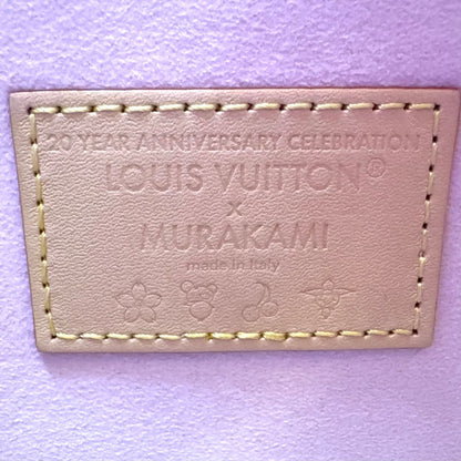 Louis Vuitton Monogram Cherry Blossom Leather Pink Brown Light Shoulder Bag Gold — view 4