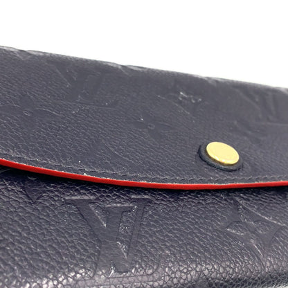 Louis Vuitton Portefeuille Emily Monogram Empreinte Enabled Leather Navy Wallet — view 8
