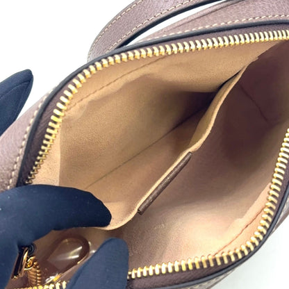 Gucci Ophidia GG Marmont Leather Brown Beige Shoulder Bag Gold — view 7