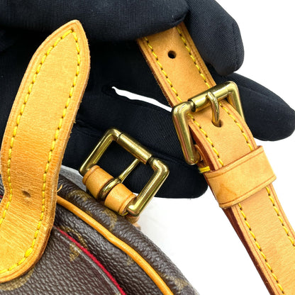 Louis Vuitton Tambourine Monogram Leather Brown Shoulder Bag Gold — view 8