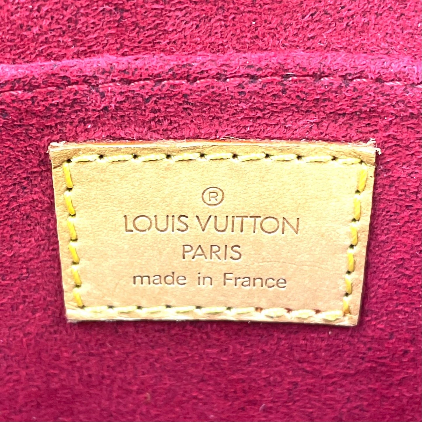 Louis Vuitton Tambourine Monogram Leather Brown Shoulder Bag Gold — view 4