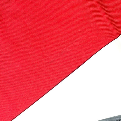 Hermes Carre 90 Brides de Gala Silk White Red Scarf — view 6