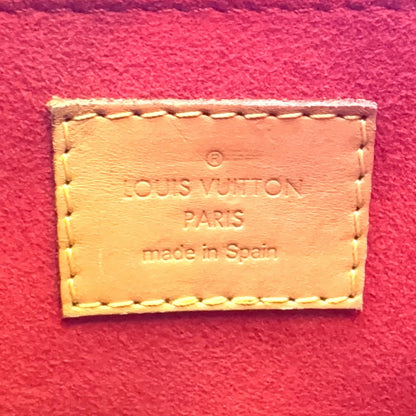 Louis Vuitton Pallas BB Monogram Canvas 2-Way Shoulder Leather Brown Red — view 4