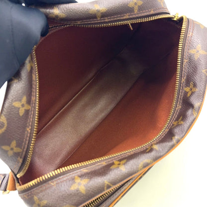 Louis Vuitton Nile Monogram Leather Brown Light Shoulder Bag Gold — view 3
