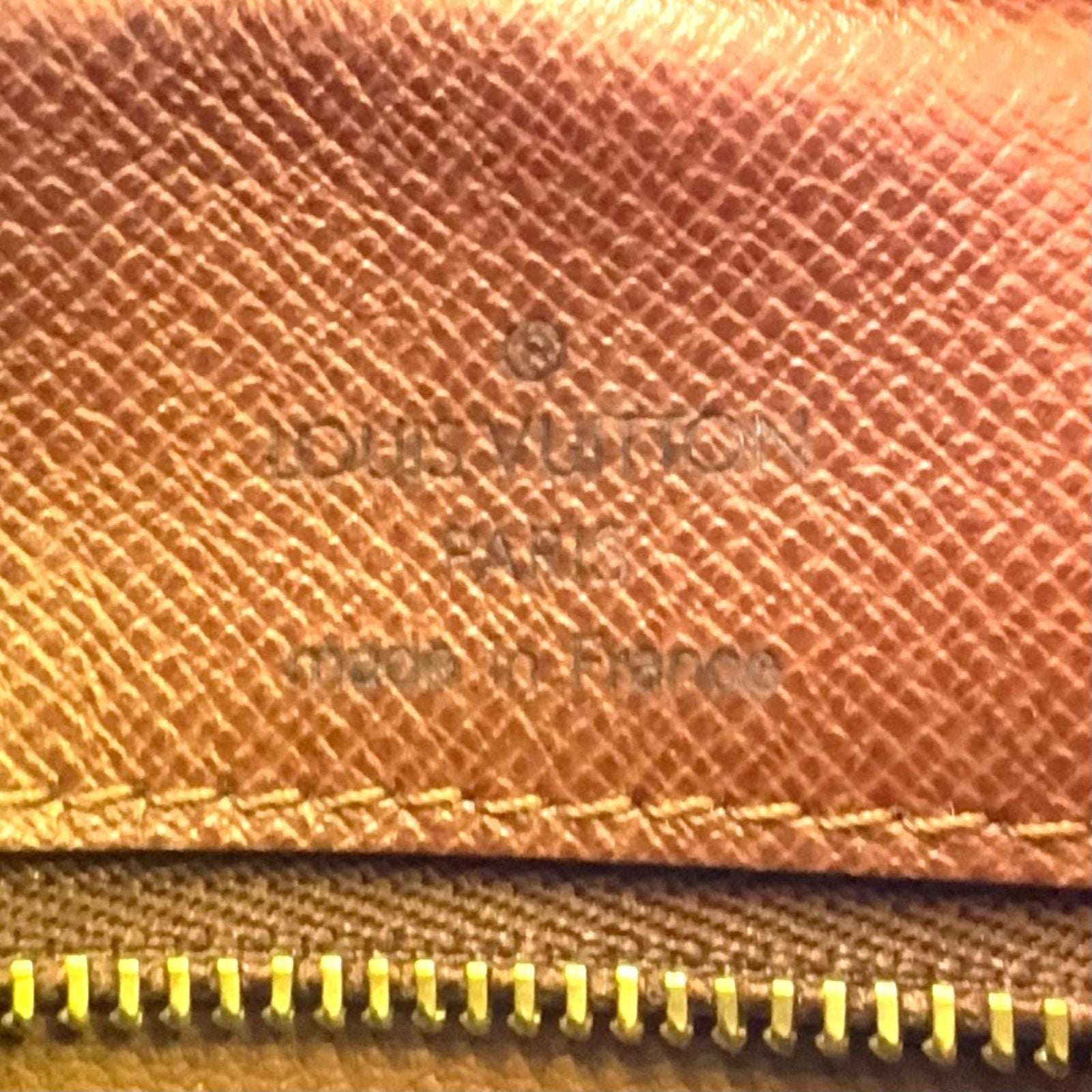 Louis Vuitton Nile Monogram Leather Brown Light Shoulder Bag Gold — view 4