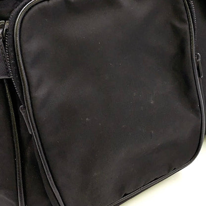 Prada 2-Way Shoulder Leather Nylon Black Handbag Silver — view 6