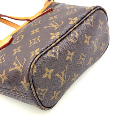 Louis Vuitton Neverfull BB Monogram 2-Way Shoulder Leather Brown Light Handbag — view 6
