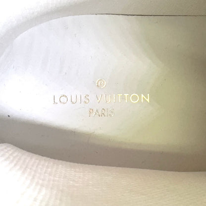 Louis Vuitton Tattoo Line Monogram Denim High Cut Leather Rubber Blue White — view 3