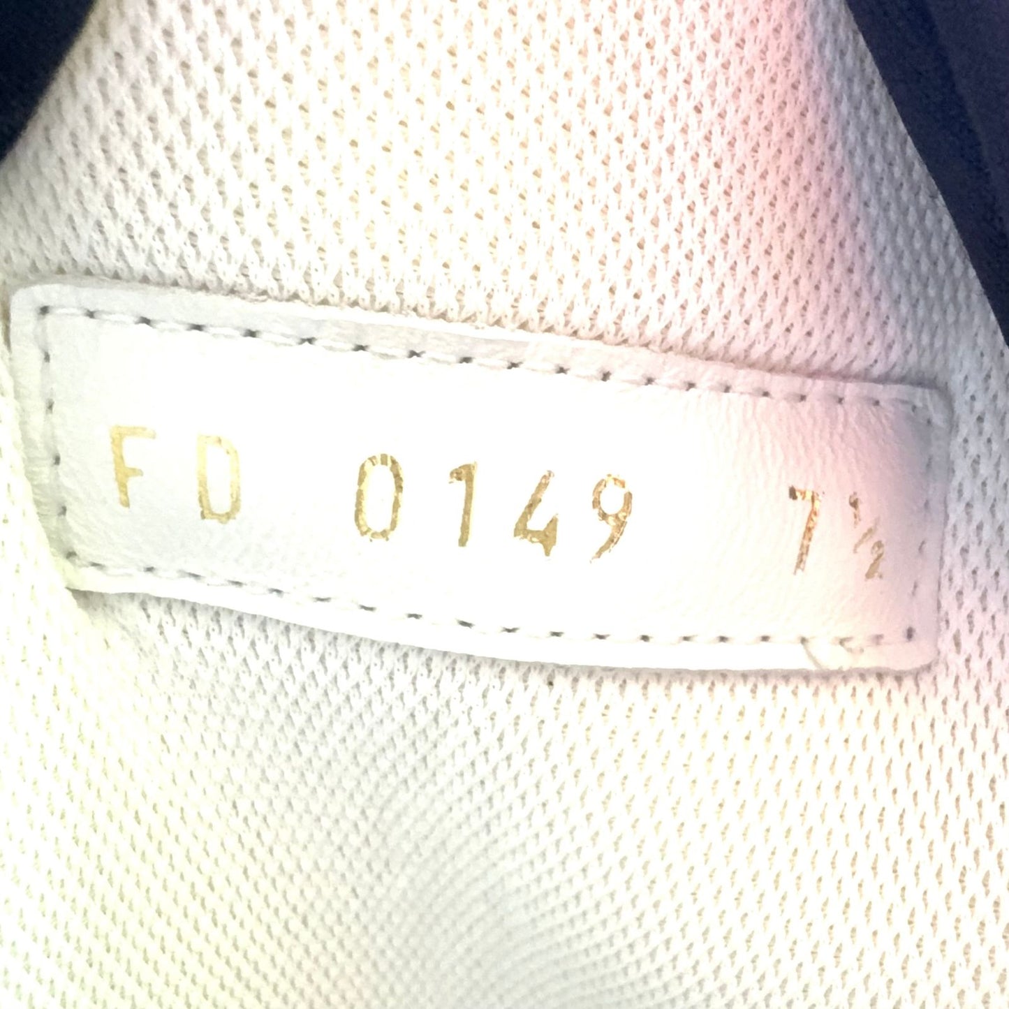 Louis Vuitton Tattoo Line Monogram Denim High Cut Leather Rubber Blue White — view 7