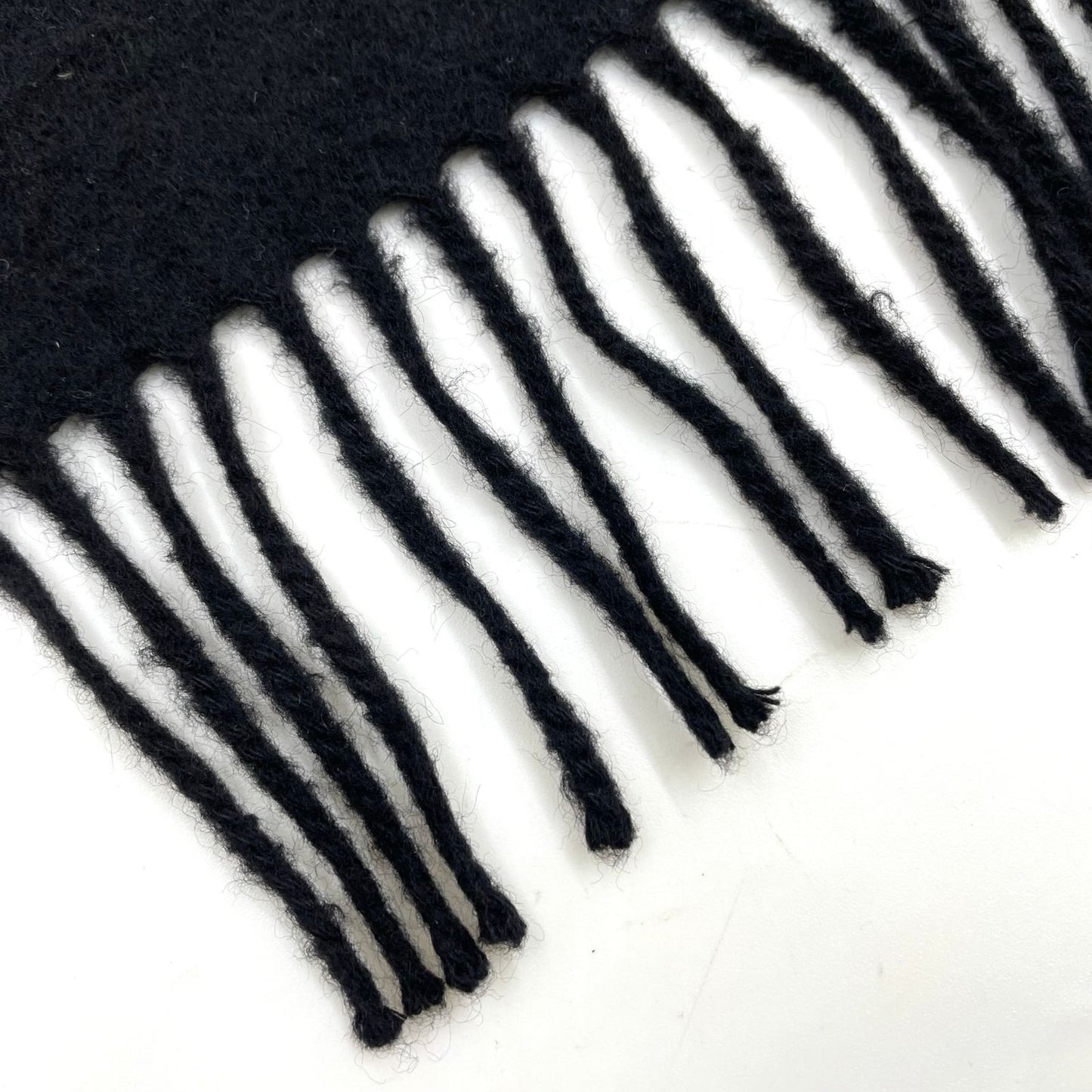 Hermes Cashmere Black Scarf — view 4