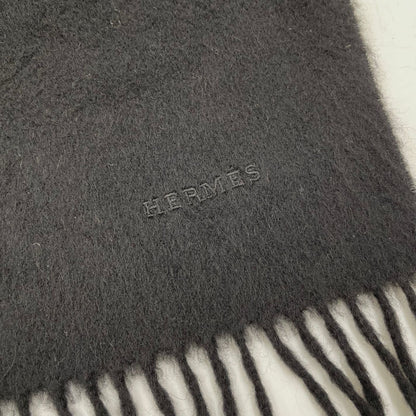 Hermes Cashmere Black Scarf — view 3