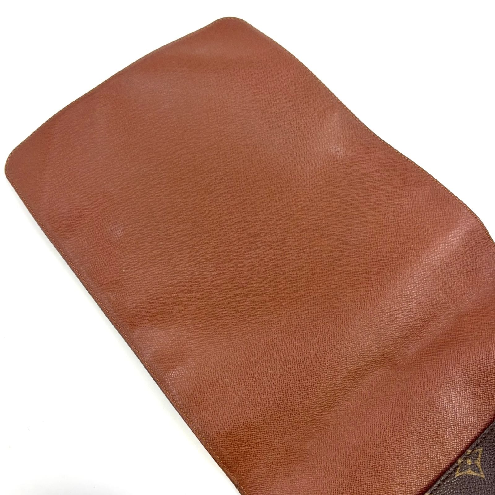 Louis Vuitton Musette Monogram Leather Brown Shoulder Bag Gold — view 7