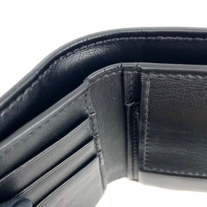 Bottega Veneta Cassette with Coin Pass Bifold Leather Black Wallet — view 6