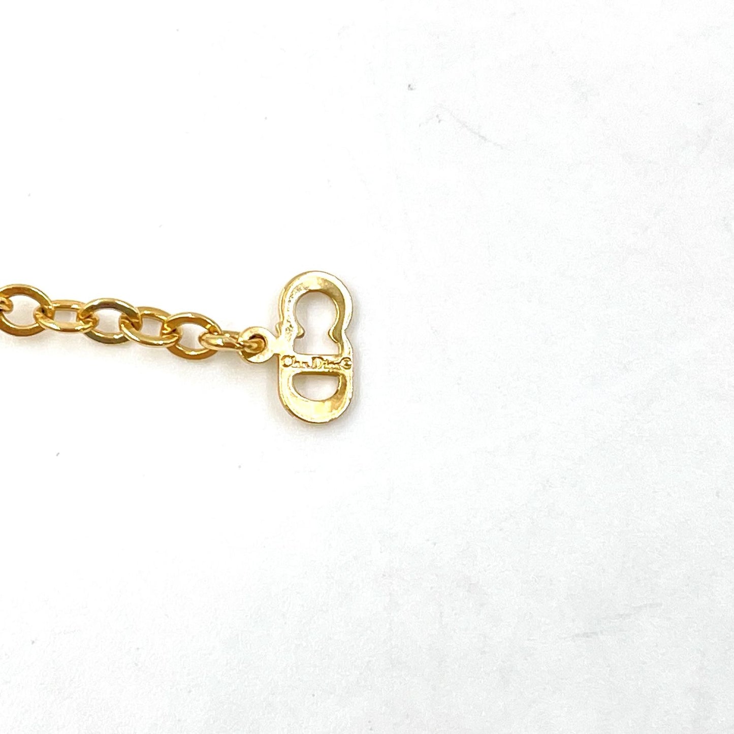 Dior Cdlogo Gold Plated Necklace — view 5