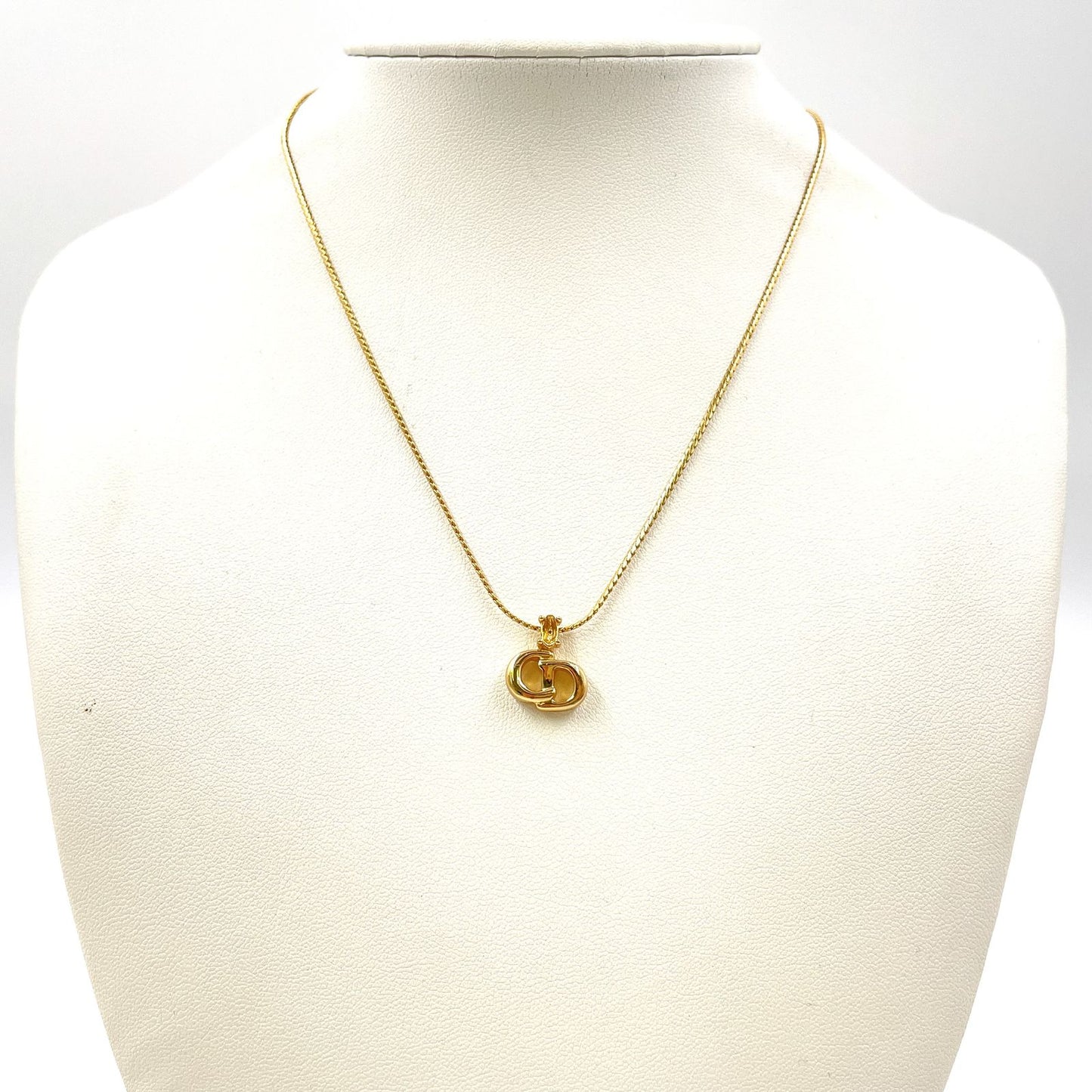 Dior Cdlogo Gold Plated Necklace — view 7