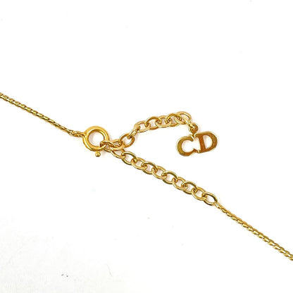 Dior Cdlogo Gold Plated Necklace — view 3