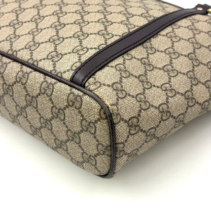 Gucci GG Supreme Leather Brown Beige Tote Gold — view 7