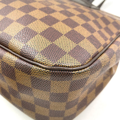 Louis Vuitton Parioli PM Damier Ebene Leather Brown Tote Gold — view 9