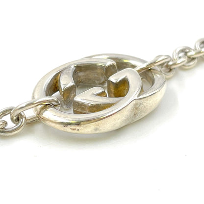 Gucci Interlocking Pendant Silver Necklace — view 7