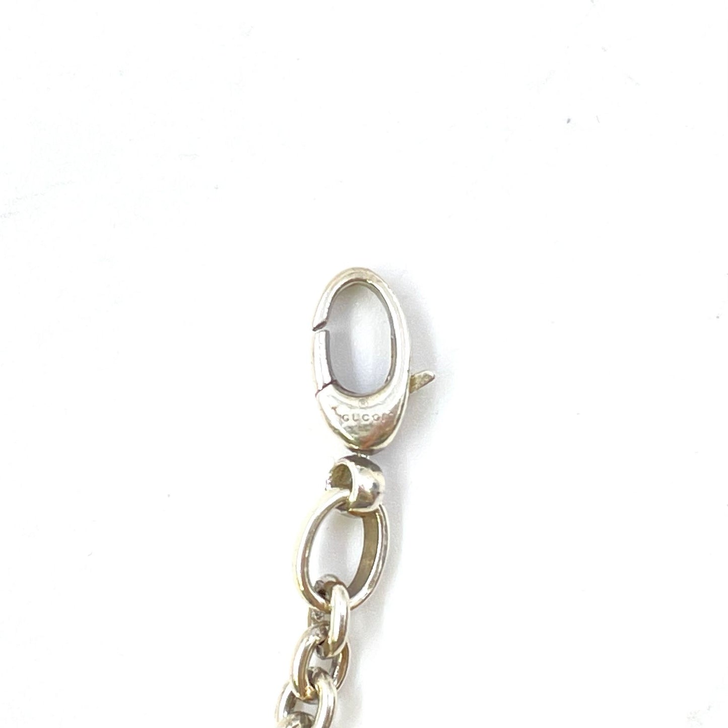 Gucci Interlocking Pendant Silver Necklace — view 5