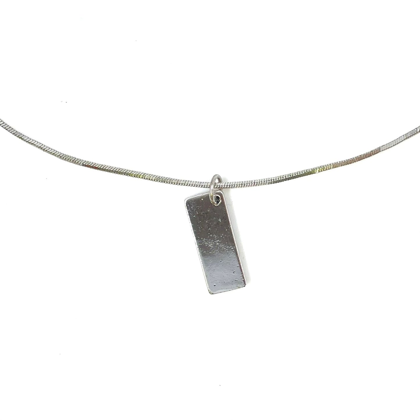 Dior Trotter Plate Metal Black Necklace — view 3