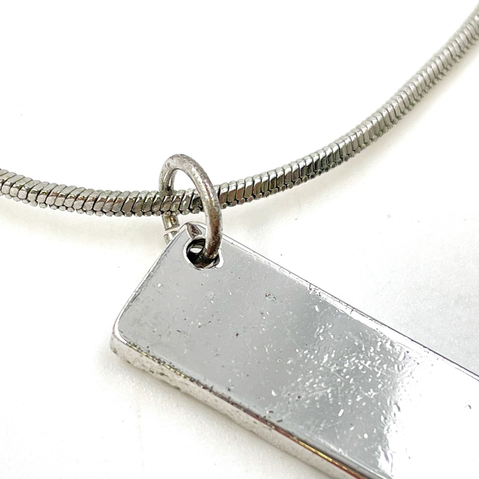 Dior Trotter Plate Metal Black Necklace — view 7