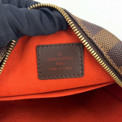 Louis Vuitton Ipanema PM Damier Ebene Leather Brown Shoulder Bag Gold — view 4