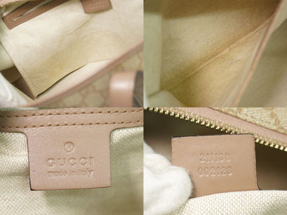 Gucci GG Supreme Tote Beige Pink — view 9