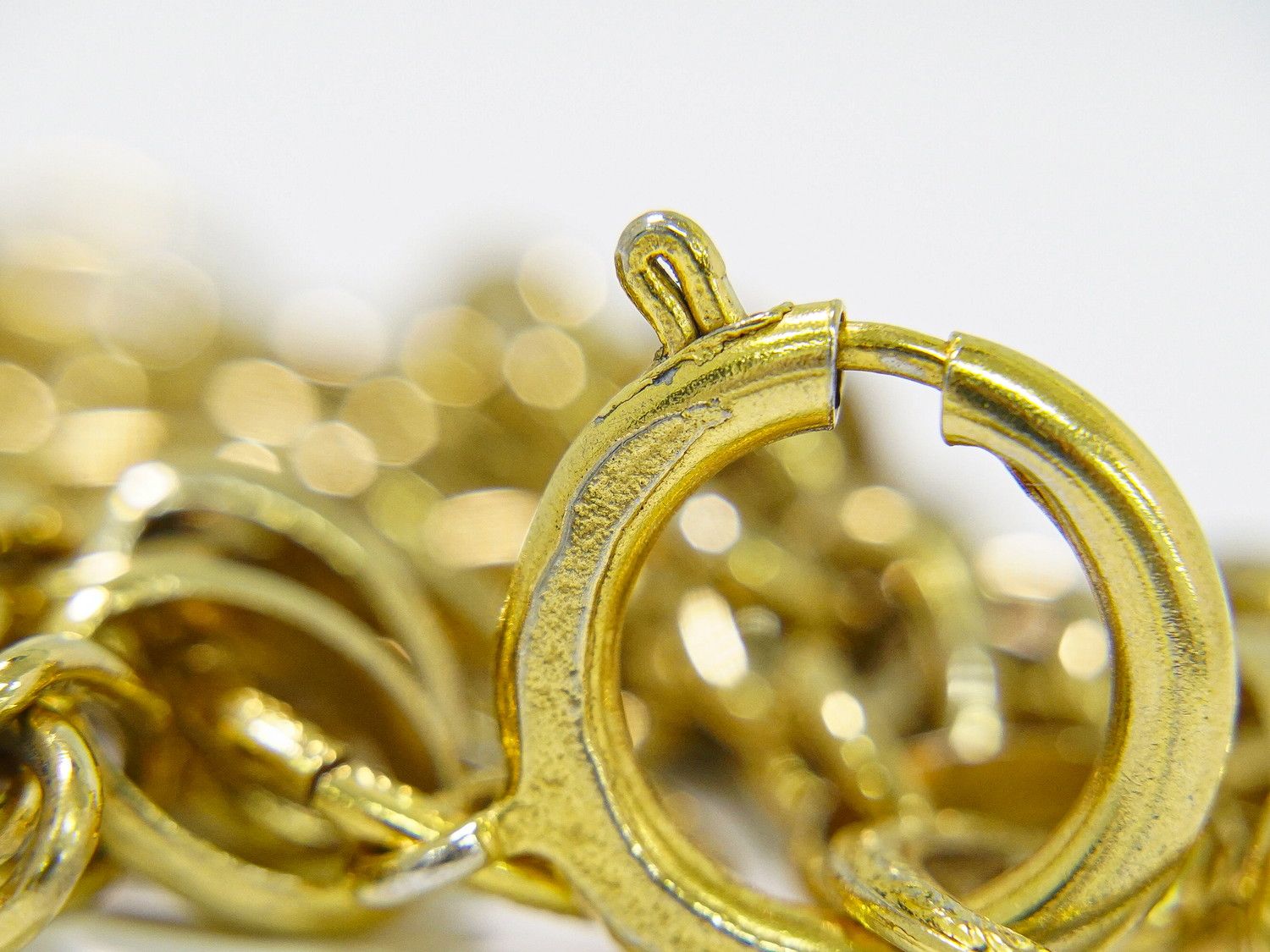 Chanel CC Logo Bracelet Bangle Gold Plated — view 7