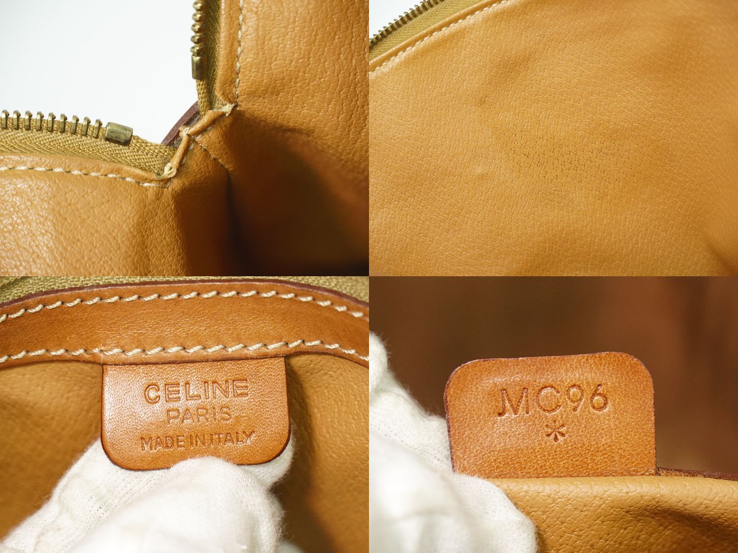 Celine Macadam Handbag Brown Bag — view 9