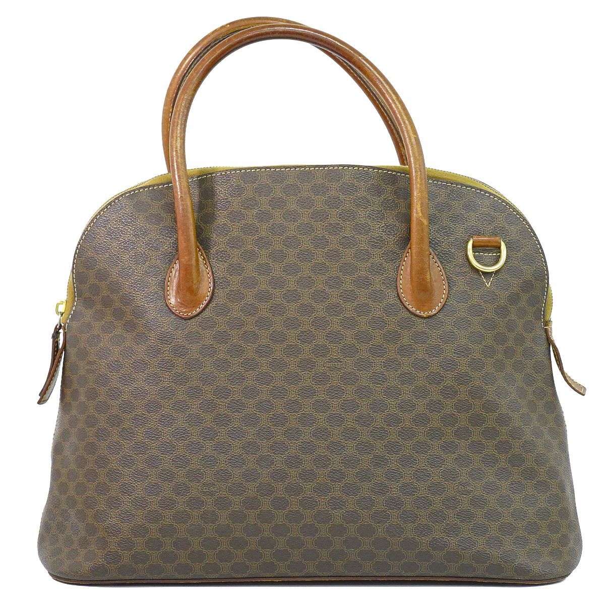 Celine Macadam Handbag Brown Bag