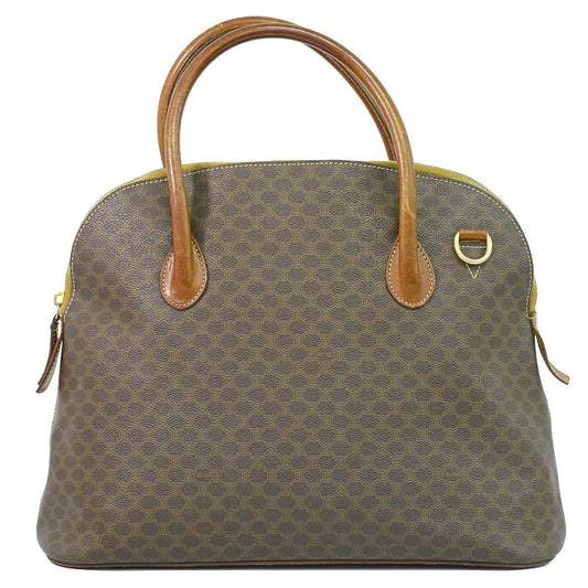Celine Macadam Handbag Brown Bag