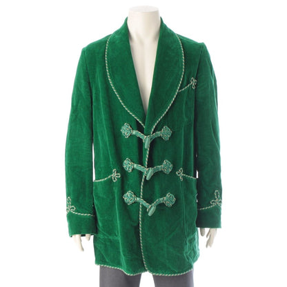 Gucci Paramount Michele Era Velvet Cotton Velour Smoking Jacket Garden Gallery