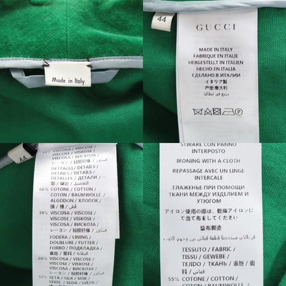 Gucci Paramount Michele Era Velvet Cotton Velour Smoking Jacket Garden Gallery — view 9