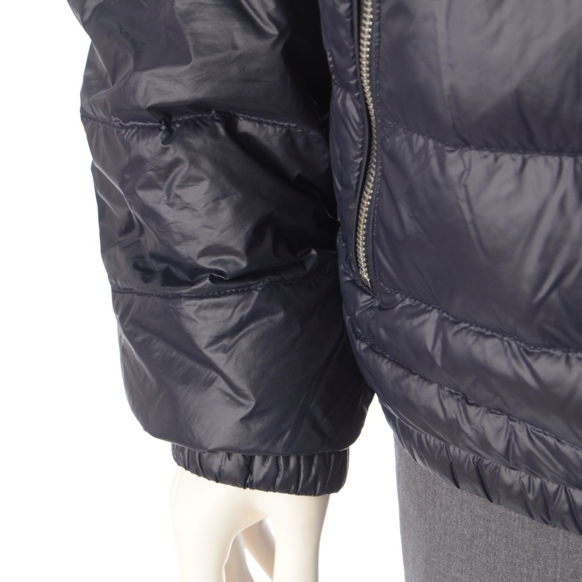 Prada Polyamide Jacket Down Navy 52 — view 6