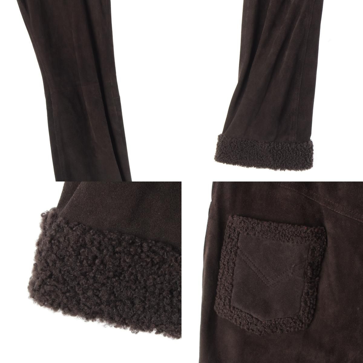 Dior Shearling Galiano Era Pants Brown 40 — view 8
