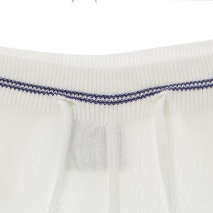 Chanel Sports Cotton CC Logo Embroidery Pants White 38 — view 5