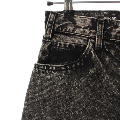 Celine Cotton Wash Denim Pants Jeans Gray Black 25 — view 4